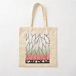 Demon Slayer Kocho Shinobu Japanese Pattern Waga Butterfly Pattern Design. Cotton Tote Bag