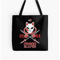Demon Slayer All Over Print Tote Bag