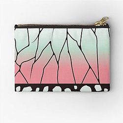 Demon Slayer Kocho Shinobu Japanese Pattern WAGARA Butterfly Pattern Design Zipper Pouch