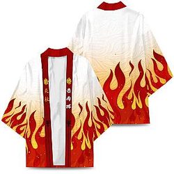 Demon Slayer Kimono - Kyojuro Fire Kimono FDM3107