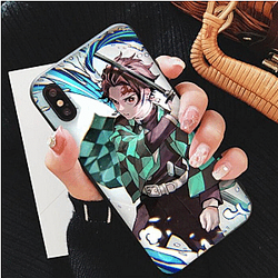Kimetsu no Yaiba iPhone Case  -  Tanjiro Water Breathing Official Merchandise