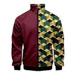 Kimetsu no Yaiba Jacket  Giyu Tomioka Haori Pattern Official Merchandise