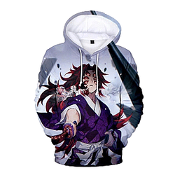 Kimetsu no Yaiba 3D Hoodie Kokushibou Official Merchandise