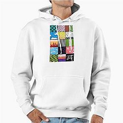 Demon Slayer Pattern Squares Hoodie