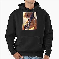 Zenitsu Agatsuma Rain Sword Demon Slayer Anime Pullover Hoodie