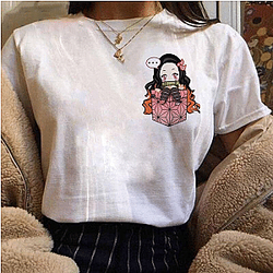 Kimetsu no Yaiba T-Shirt Nezuko Pocket Official Merchandise