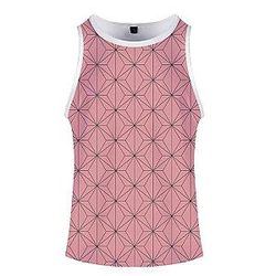 Kimetsu no Yaiba Tank Top  Nezuko Pattern Official Merchandise