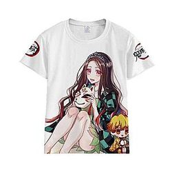 Kimetsu no Yaiba T-Shirt Nezuko Fox Mask &amp; Zenitsu Official Merchandise