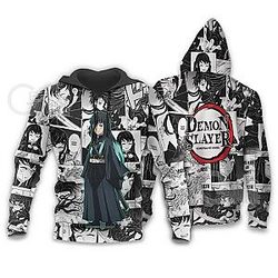 Demon Slayer Shop - Muichiro Tokito Manga Insipiration Hoodie
