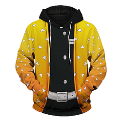 Demon Slayer Hoodie Shop - Zenitsu Unisex Pullover Hoodie