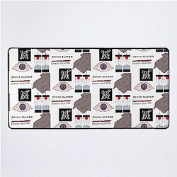 Demon Slayer sticker fan art desk mat season one theme