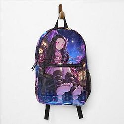 Nezuko Kamado Demon Slayer Moonlit Wisteria Backpack