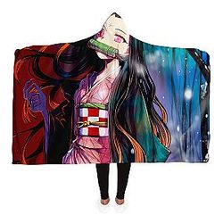 Demon Slayer Shop - Nezuko Kamado Lady Hooded Blanket