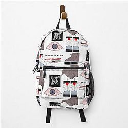 Demon Slayer sticker fan art season one theme backpack