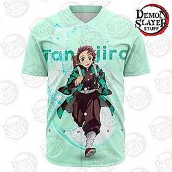 Demon Slayer Shop - New  Kamado Tanjirou Baseball Jersey Kimetsu no Yaiba Merch