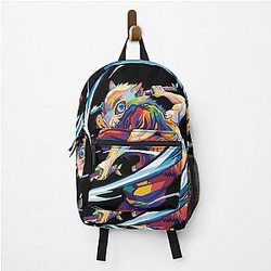 Inosuke Hashibira Demon Slayer Pop Art Backpack