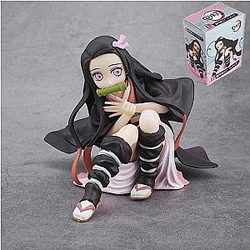 Demon Slayer Shop - Nezuko Kamado Sitting Figure Kimetsu no Yaiba Merch