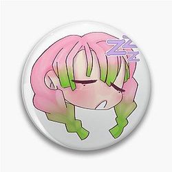 Sleepy Mitsuri Demon Slayer Emote Pin