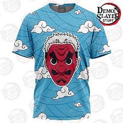 Demon Slayer Shop - Wavy Cloud Urokodaki  T-Shirt Kimetsu no Yaiba Merch
