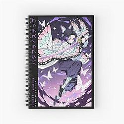 Demon Slayer Kocho Shinobu Poison Beneath the Petals Spiral Notebook