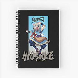 Demon Slayer Inosuke Hashibira Spiral Notebook