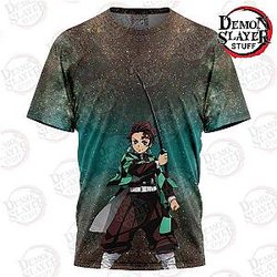 Demon Slayer Shop - Astral Aura Tanjiro  T-Shirt Kimetsu no Yaiba Merch