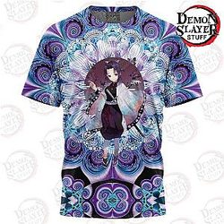 Demon Slayer Shop - Cute Floral Kochou  T-Shirt Kimetsu no Yaiba Merch