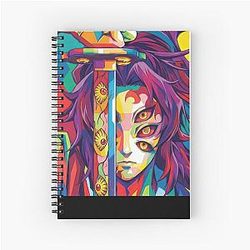 Demon Slayer Kokushibo Spiral Notebook