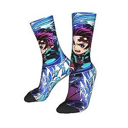Tanjiro Kamado Pattern PTTT2708  Demon Slayer Socks