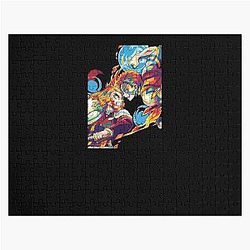 Rengoku x Akaza Demon Slayer Pop Art Jigsaw Puzzle