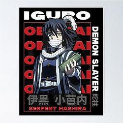 Obanai Demon Slayer Poster