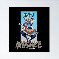 Demon Slayer Inosuke Hashibira Poster