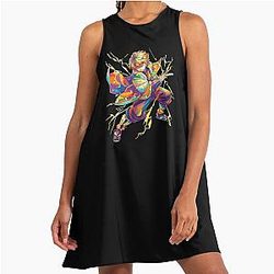 Demon Slayer Zenitsu A-Line Dress