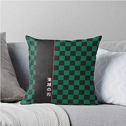 Demon Slayer Inspired Throw Pillow