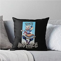 Demon Slayer Inosuke Hashibira Throw Pillow