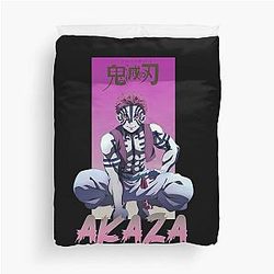 Demon Slayer Akaza Duvet Cover