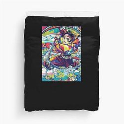 Demon Slayer Tanjiro Kamado Pop Art Duvet Cover