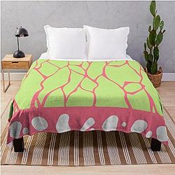 Demon Slayer Kanao Tsuyuri Butterfly Throw Blanket