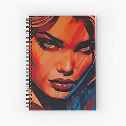 Denise Richards Spiral Notebook