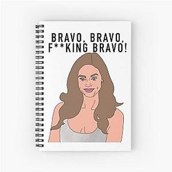 Denise Richards - Bravo, F**king Bravo Spiral Notebook