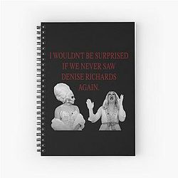 Trixie, Katya and Denise Richards Spiral Notebook