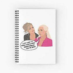 Denise Richards Erika Jayne Girardi Real Housewives of Beverly Hills Spiral Notebook