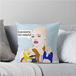 Saint Denise Richards Throw Pillow
