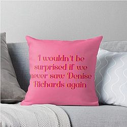 Denise Richards Throw Pillow