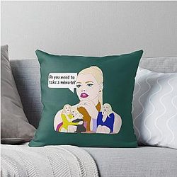 Saint Denise Richards Throw Pillow