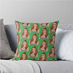 Denise Richards - Confessional Smirk - RHOBH Throw Pillow