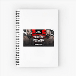Derek Brunson Merchandise Derek Brunson Notebook