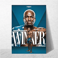 Derek Brunson Fan Art Derek Brunson Posters