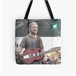 Derek Trucks Photograph All Over Print Tote Bag