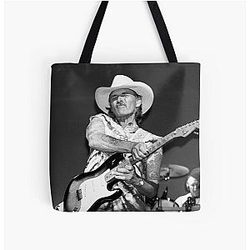 Derek Trucks and Dickey Betts - Photograph All Over Print Tote Bag